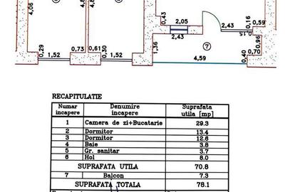 Apartament cu 3 camere în Tineretului - 10
