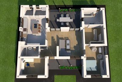 Casă cu 4 camere cu Teren 4174 Mp în Slătioarele - 1