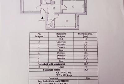 Apartament 4 camere decomandat,etaj 2,Ultracentral,zona Winmark-Petrodava - 17