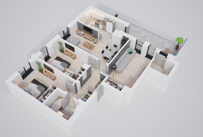 Apartament 4 camere, ansamblu exclusivist, parc, boxe și parcari disponibile - 5