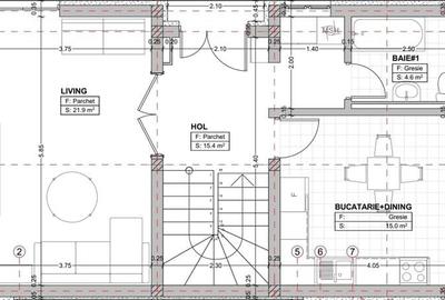 Casa Tip Triplex, 112 mp utili, situata in Floresti! Casa Tip Triplex, 112 mp utili, situata in Floresti! - 6