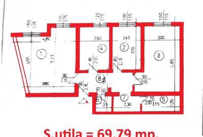 Apartament cu 3 camere decomandat în Nicolae Titulescu - 1