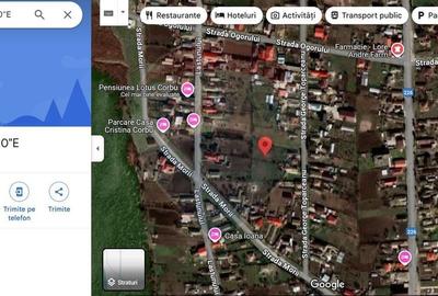 Teren de vanzare 1800 mp, Corbu - la 15 minute de plaja