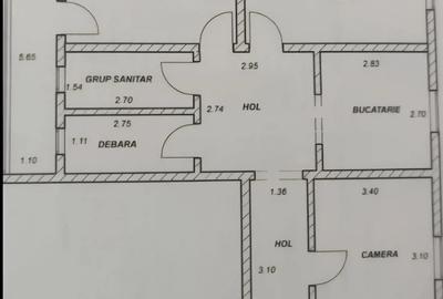 Vand apartament 3 camere 71 mp bl.S9 acoperit total ,cu boxa ,parcare ,imbunata?it ,langa ASIROM