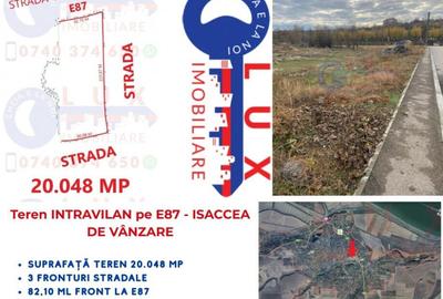 ID 7743 Teren INTRAVILAN pe E87 - ISACCEA - 1