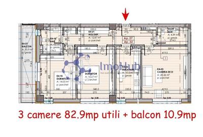 Copou - Sadoveanu | 3 camere 94mp | Bloc Finalizat - 7