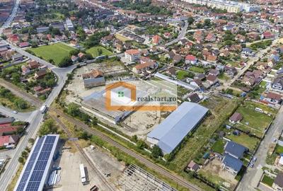 Codlea, Depozite si teren 1,7Ha, 5600mp cladiri, D 155ml la DJ112A, acces E60 - 2