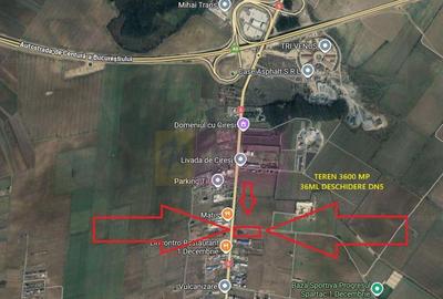 Teren bun aproape de Bucure?ti cu deschidere la DN5 - 10