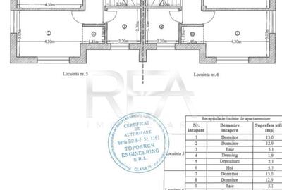 Duplex cu 4 camere la 1,7 kilometri de statia de metrou Nicolae Teclu - 24