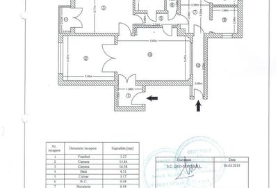 Apartament cu 3 camere circular în Capitale - 1