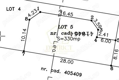 Teren 825mp  cu autorizatie de duplex sau casa individuala | Giroc - 6