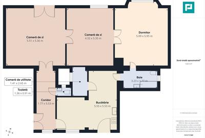 Apartament cu 3 camere semidecomandat în Boul Roșu - 7
