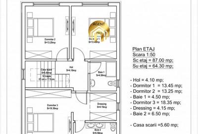 Vila Single 4 camere - 250 mp teren - Complex Nou - Otopeni Odaile - 10