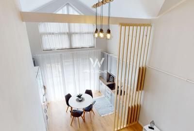 Penthouse cu 3 camere semidecomandat, mobilat în Exterior Vest - 1