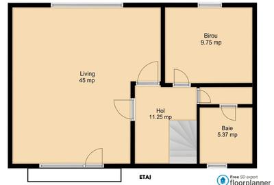 Casa individuala, teren 403 mp, garaj, zona Hotel Belvedere-Gruia - 16