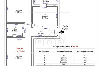 Apartament cu 2 camere decomandat în Ștrand - 8
