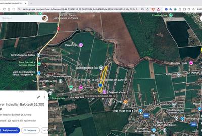 Teren intravilan 26.300 mp Saftica Balotesti - PUZ în lucru - 10