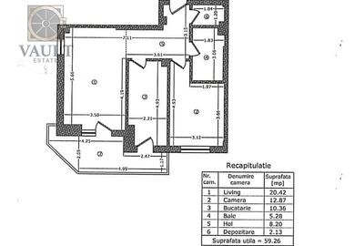 Apartament 2 camere -60 mp UTILI -  GranVia Lake View - 7