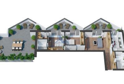 Apartament cu 3 camere semidecomandat, mobilat în Mihai Viteazul - 11