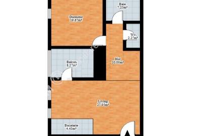 Apartament cu 2 camere decomandat, mobilat în Lazaret - 6