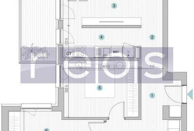 Apartament cu 3 camere în Străulești - 19