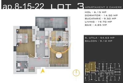 Apartament cu 2 camere decomandat în Theodor Pallady - 4
