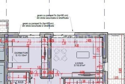 Apartament cu 2 camere decomandat în Titan