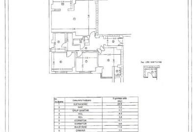 Republicii - Caraiman 3 camere 88 mp etaj 2 - 4