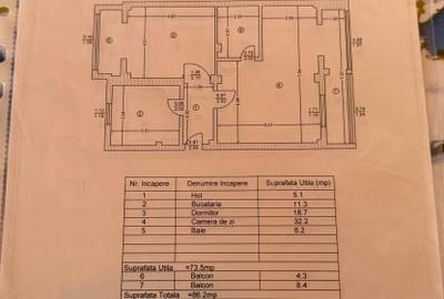 Apartament cu 3 camere decomandat, mobilat în Păcii - 9
