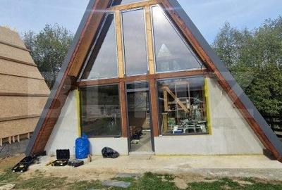 Casa de vacanta tip A- frame -Tohanita, zona superba se vinde la cheie - 5