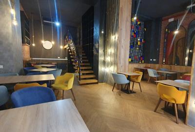 Spatiu comercial restaurant la cheie, utilat si mobilat, terasa, Calea Victoriei - 7