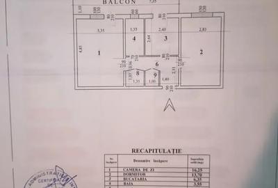 Apartament cu 2 camere decomandat în Central - 1
