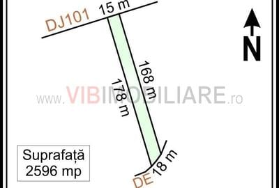 Balotesti - Caciulati, teren intravilan, suprafata 2.596 mp - 6
