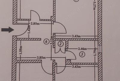Apartament cu 3 camere decomandat în Berca - 2