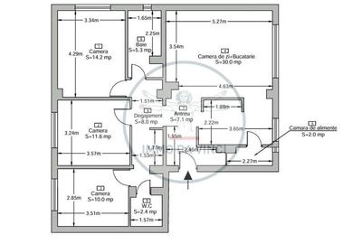 Apartament cu 4 camere semidecomandat, mobilat în Mănăștur - 12