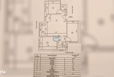Apartament cu 3 camere în Dudașu - 1