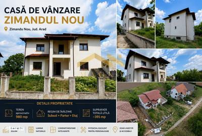 Casă cu 4 camere în Zimandcuz