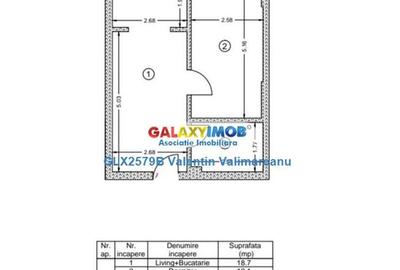 Apartament cu 2 camere semidecomandat în Central - 13