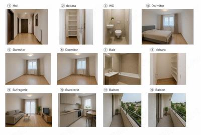 Apartament cu 4 camere decomandat în Central