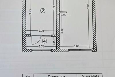Apartament cu 2 camere, mobilat în Central - 1