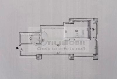 Apartament INTABULAT 2 camere, D, 57mp- Lazar Rezidence Pret 160,000 EUR - 8