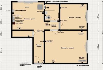 Apartament cu 2 camere decomandat, mobilat în Astra - 15