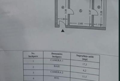 Apartament cu 2 camere decomandat în Central - 1