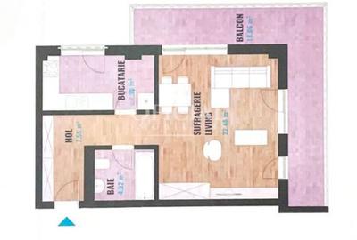 Apartament 1 Camera | 42 m2 | Terasa 18 m2 | Parcare | Zona Europa - 16