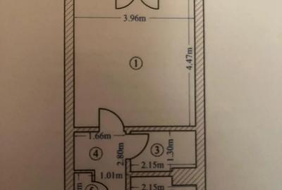 Garsonieră decomandată în Titan - 2