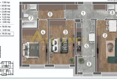 Apartament cu 3 camere decomandat în Berceni - 11