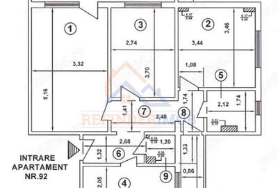 Apartament cu 3 camere decomandat în Rahova - 8