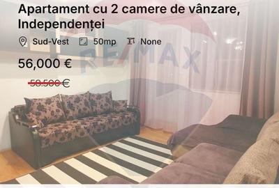 Apartament cu 2 camere de vânzare în zona Sud-Vest - 8