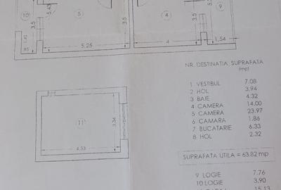 Apartament cu 2 camere decomandat, mobilat în Pajura - 23