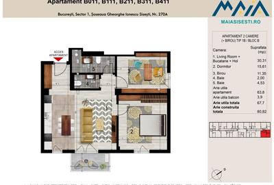 2  CAMERE | FINISAJE  PREMIUM  | SISESTI | METROU STRAULESTI | 2 COCOSI - 2